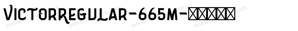 VictorRegular-665M字体转换