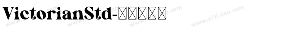 VictorianStd字体转换