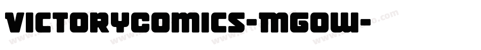 VictoryComics-Mgow字体转换 VictoryComics-Mgow字体转换