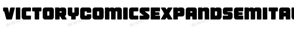 VictoryComicsExpandSemital-gYKP字体转换