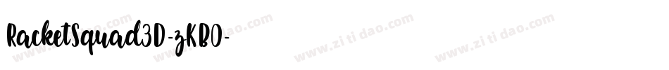 RacketSquad3D-zKB0字体转换