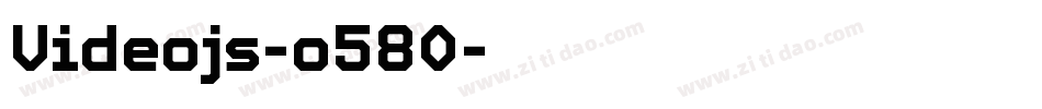 Videojs-o580字体转换