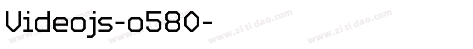 Videojs-o580字体转换