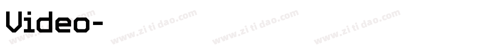 Video字体转换