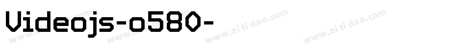 Videojs-o580字体转换