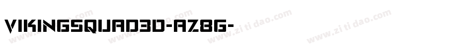 VikingSquad3D-az8g字体转换