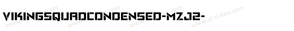 VikingSquadCondensed-mzj2字体转换