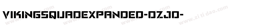VikingSquadExpanded-ozjo字体转换 VikingSquadExpanded-ozjo字体转换