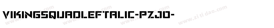 VikingSquadLeftalic-pzjO字体转换