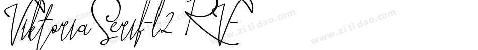 ViktoriaSerif-l2RV字体转换