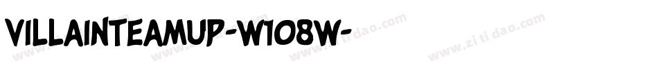 VillainTeamUp-w1o8w字体转换