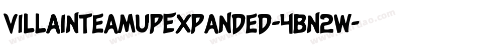 VillainTeamUpExpanded-4Bn2W字体转换