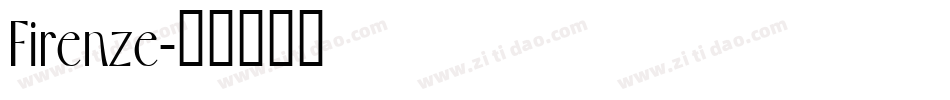 Firenze字体转换