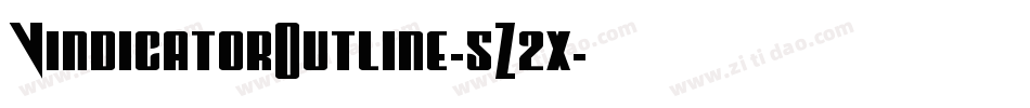 VindicatorOutline-5Z2x字体转换