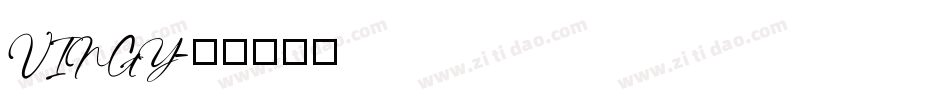 VINGY字体转换