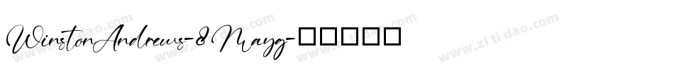 WinstonAndrews-8Mayg字体转换