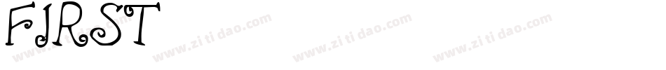 FIRST字体转换