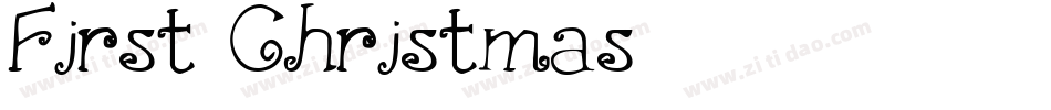 First-Christmas字体转换