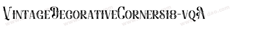 VintageDecorativeCorners18-vqAO字体转换