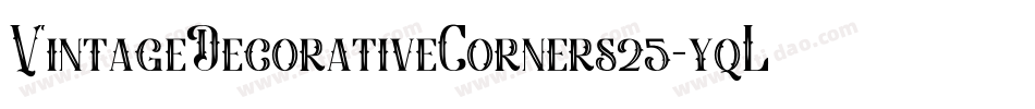 VintageDecorativeCorners25-yqL3字体转换