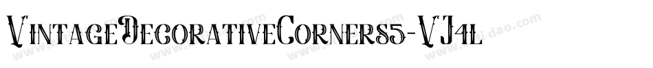 VintageDecorativeCorners5-VJ4l字体转换