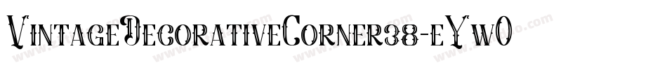VintageDecorativeCorner38-eYwO字体转换