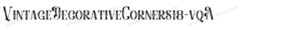 VintageDecorativeCorners18-vqAO字体转换