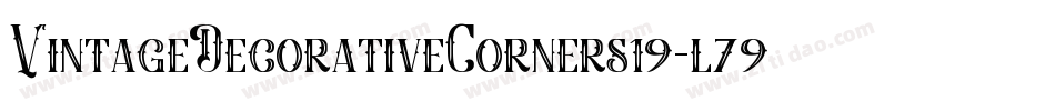 VintageDecorativeCorners19-l79e字体转换