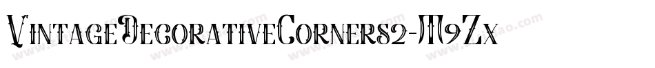VintageDecorativeCorners2-M9Zx字体转换