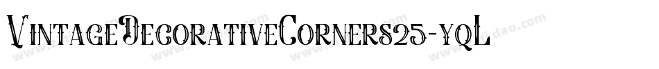 VintageDecorativeCorners25-yqL3字体转换