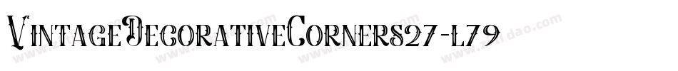 VintageDecorativeCorners27-l79V字体转换