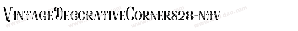 VintageDecorativeCorners28-ndvY字体转换