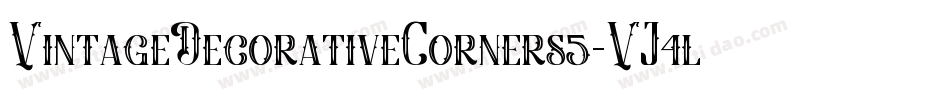 VintageDecorativeCorners5-VJ4l字体转换