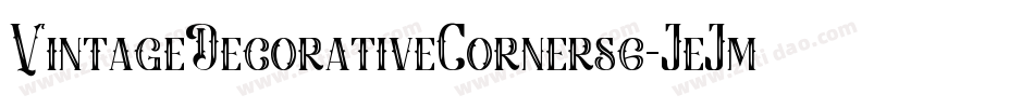 VintageDecorativeCorners6-JeJm字体转换