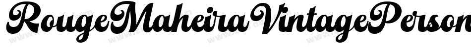RougeMaheiraVintagePersonalUse-MRYP字体转换
