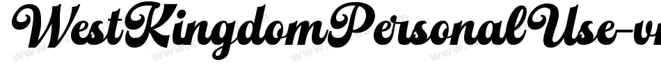 WestKingdomPersonalUse-vmvKD字体转换