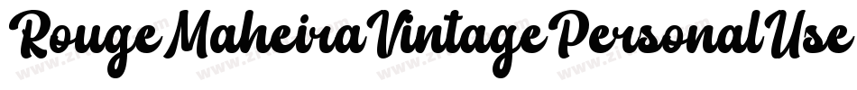 RougeMaheiraVintagePersonalUse-MRYP字体转换