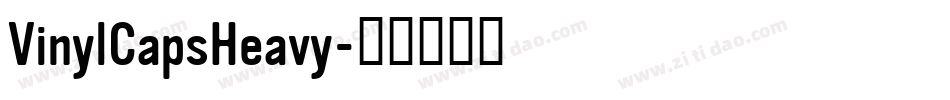 VinylCapsHeavy字体转换