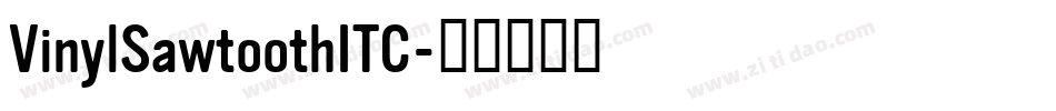 VinylSawtoothITC字体转换