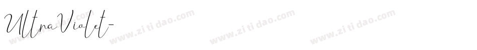 UltraViolet字体转换