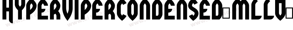 HyperViperCondensed-mLLO2字体转换