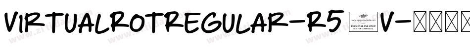 VirtualRotRegular-R51V字体转换