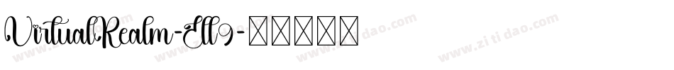 VirtualRealm-Ell9字体转换