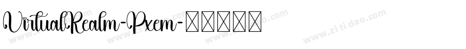 VirtualRealm-Pxem字体转换