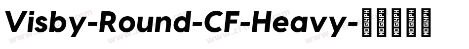 Visby-Round-CF-Heavy字体转换