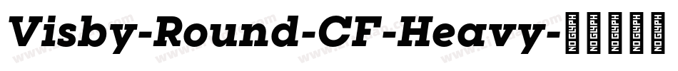 Visby-Round-CF-Heavy字体转换
