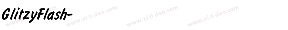 GlitzyFlash字体转换