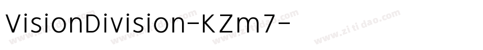 VisionDivision-KZm7字体转换