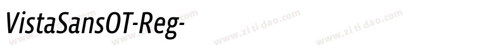 VistaSansOT-Reg字体转换
