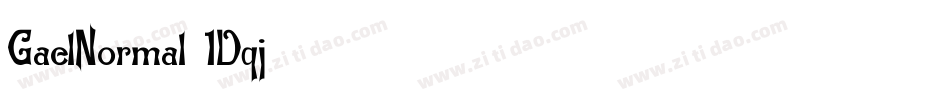 GaelNormal-1Dqj字体转换